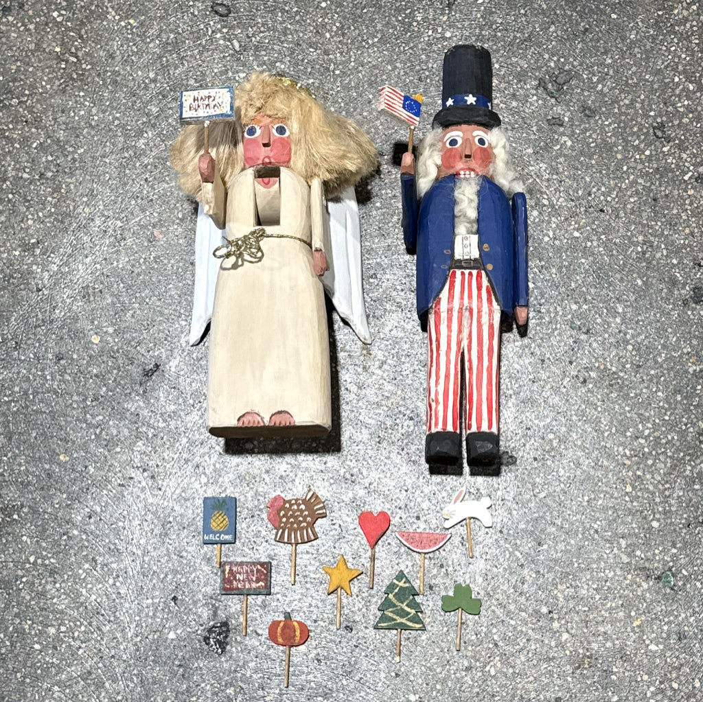 Mary Myers Angel (#115) & Uncle Sam (#79) w/accessories