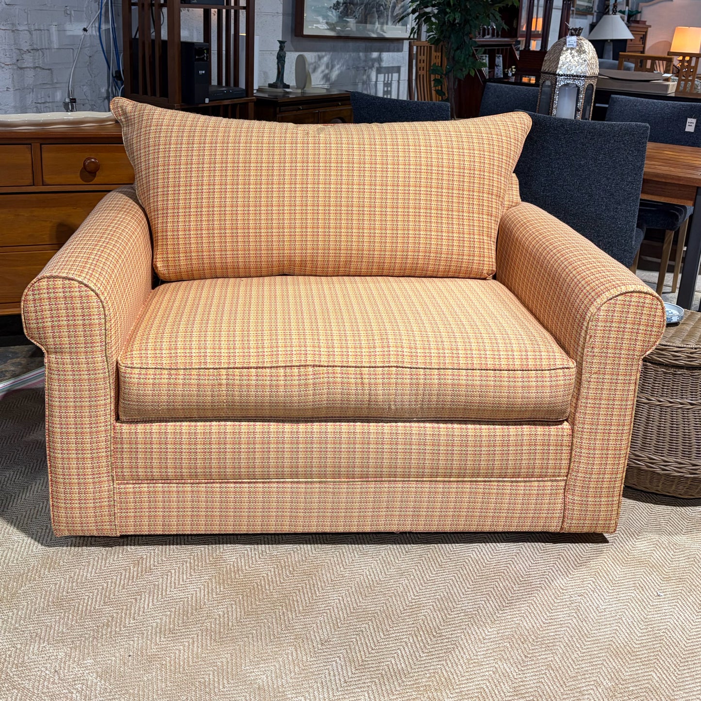 Twin Sleeper Loveseat, (AS IS) 53"W x 35.5"D x 29"H