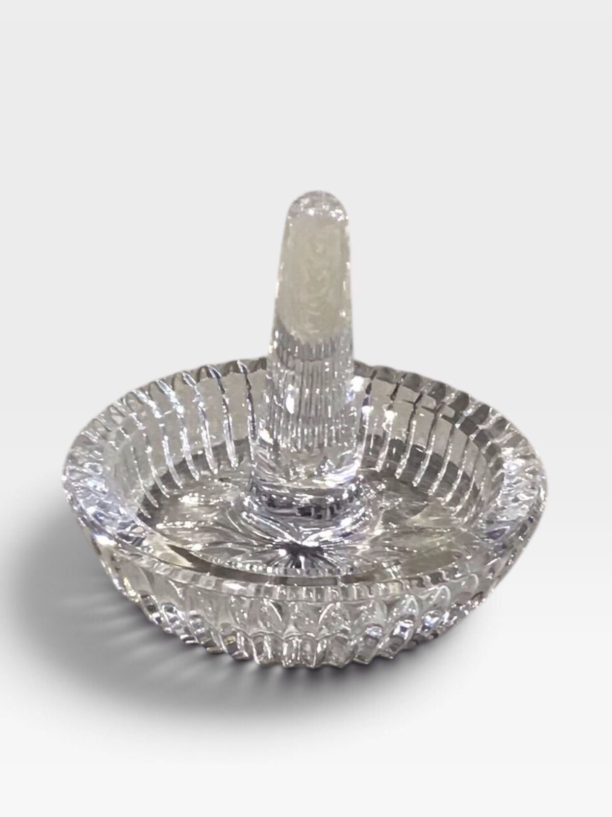 Waterford Crystal Ring Holder 3" Diam x 3"H