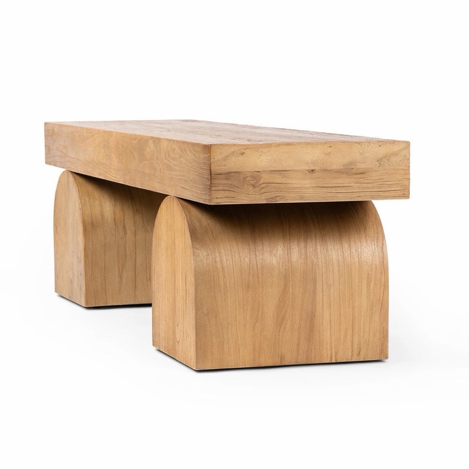 NEW Keane Bench, Reclaimed Nat. Elm, 59.75"W x 16.25"D x 17.75"H