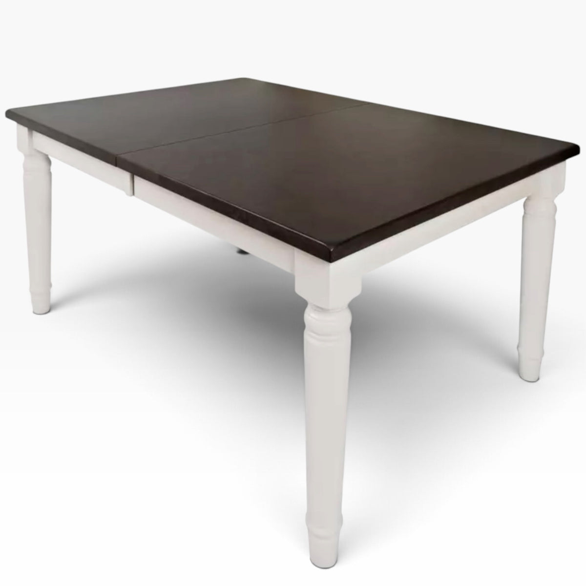 Orchard Park  Extendable Dining Table Brown & Light Grey, 60"-96"W x 42"D x 30"