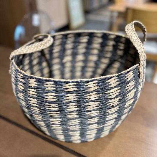 Black & Tan Basket 13" W x 13" D x 8.5
