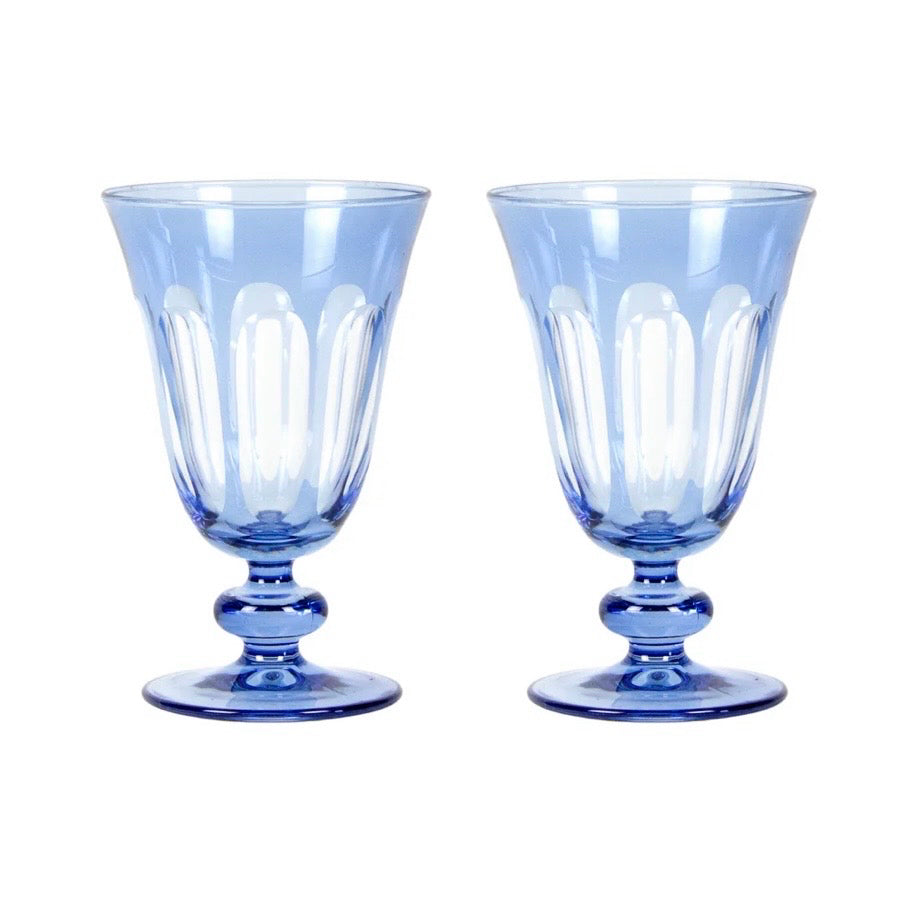 Sir Madam Acqua Rialto 10-Ounce Tulip Glass (Set of 2), Thistle