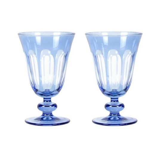 Sir Madam Acqua Rialto 10-Ounce Tulip Glass (Set of 2), Thistle