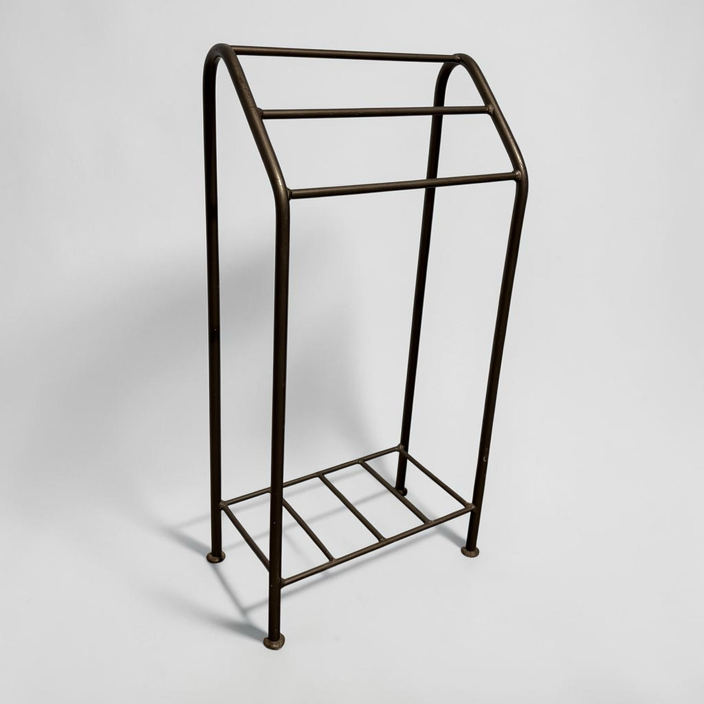 Wrought Iron Towel Rack 36" W x 9.5" D x 17.5" H