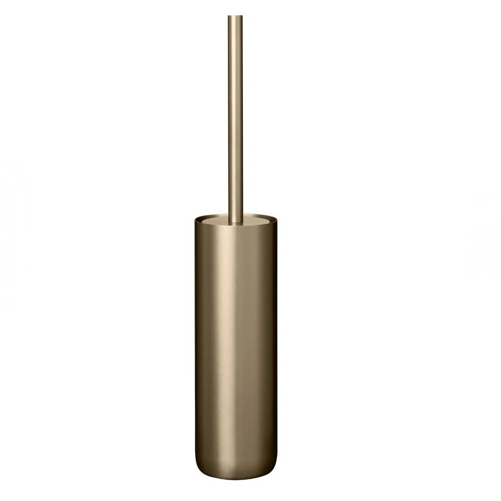 Modo Toilet Brush, Brass, 3.5"Dia x 19.3"H