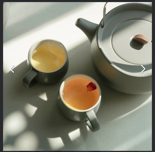 NIB Leiph Self-Heating Teapot Set