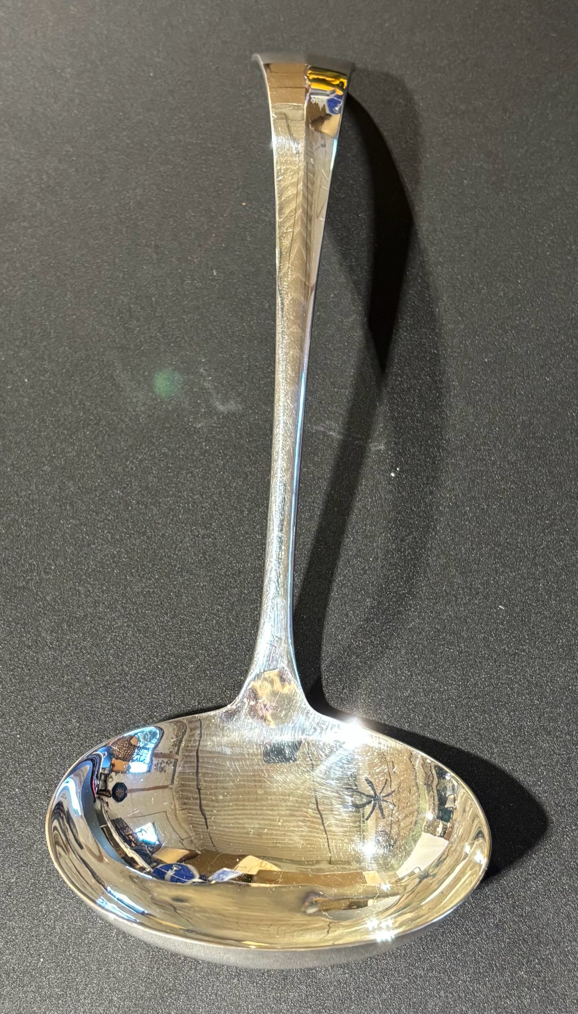 Silverplate Ladle, LP & Co, 10.5" L x 3.75" W x 2" H