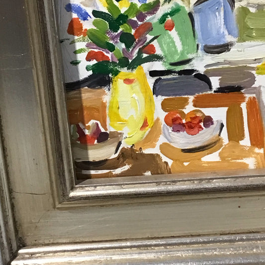 Original Jessie Mackay "Interior Series" Scene 1 10"W x 12"H