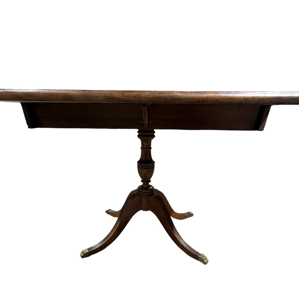 VTG Drop Leaf Table w/drawer, 46"W x 37"D x 30"H