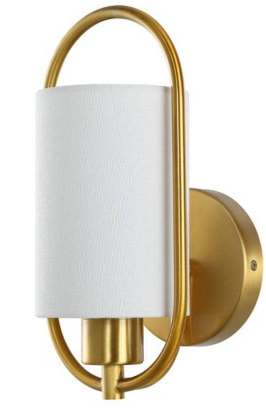 NEW Dakota Brass Socket sconce, 9.1"H x 7.5"W x 8.4"D