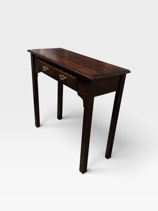 Chippendale Style Console Wood Table 36"W x 14"D x 33"H