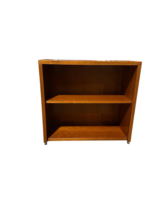 Wooden bookcase- 2 shelf  31.5"Wx14"Dx29"H