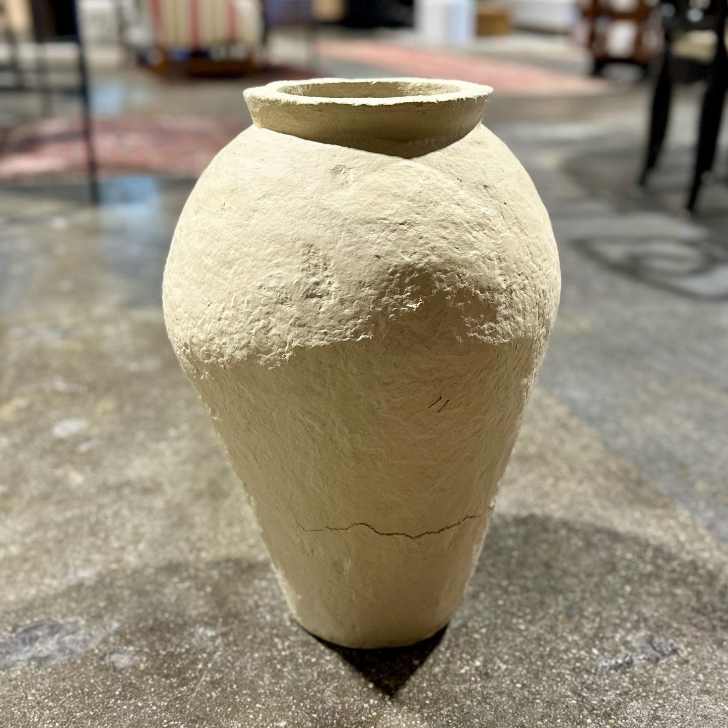 AS-IS Amber Lewis x Four Hands Olivos Paper Mache Vase