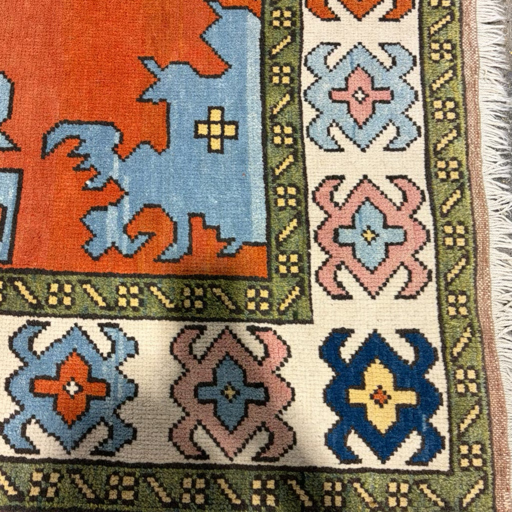 VTG Turkish Handmade Wool Rug, 10'8" x 7'11"