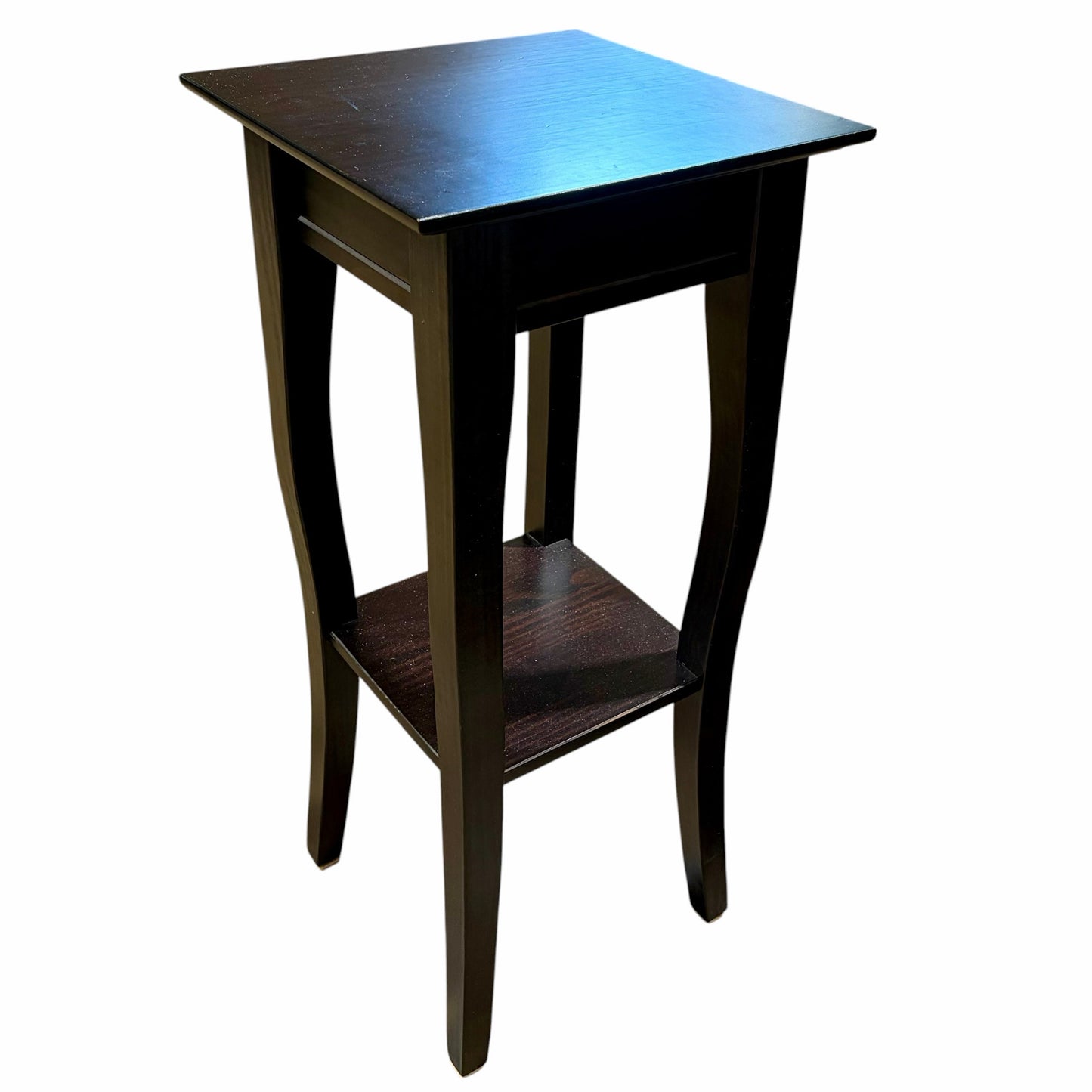 2-Tier Wooden Plant Stand, 14"W x 14"D x 29.75"H