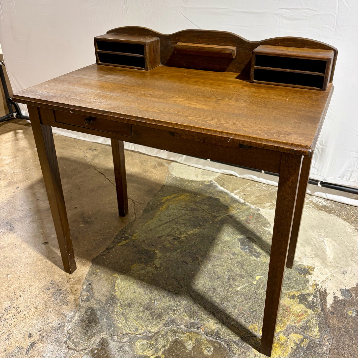 Antique Arts & Craft  Writing Desk w/Extention, 32"W x 18.5"D x 32"H