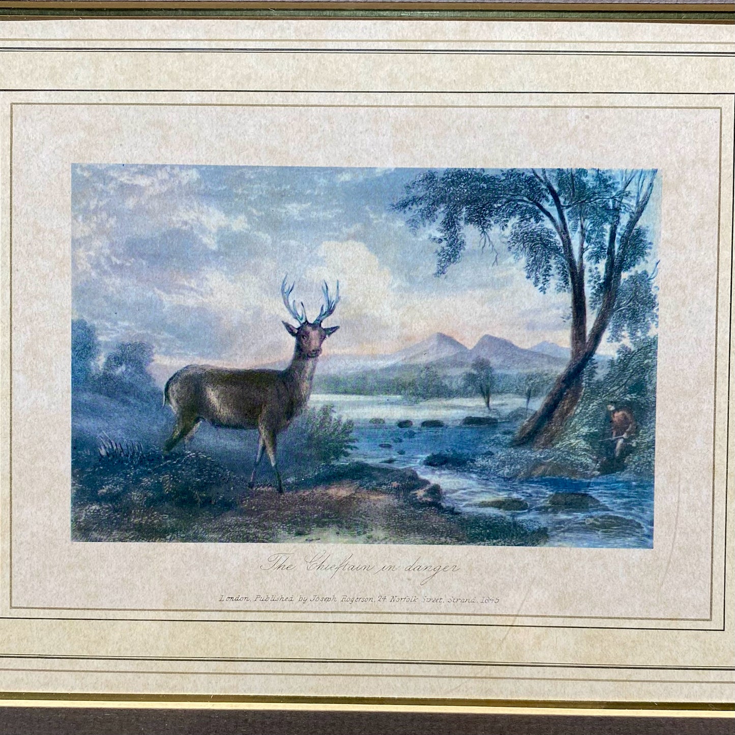 The Chieftain in Danger Print, 16.5"W x 13.5"H x 1"D