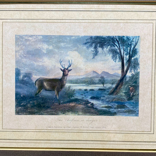 The Chieftain in Danger Print, 16.5"W x 13.5"H x 1"D