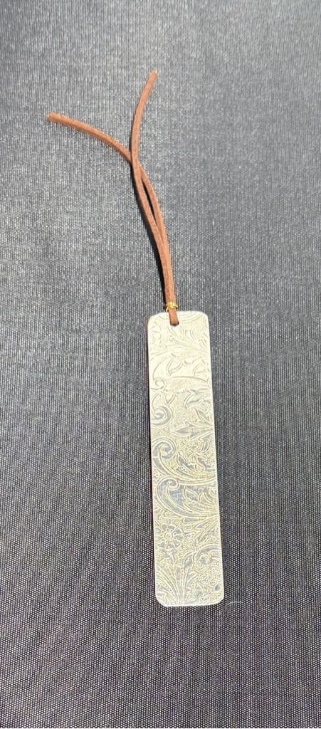 Bookmark, silver over copper