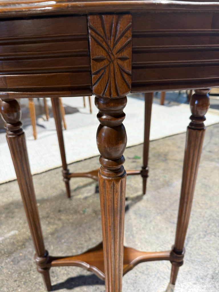 Antique (c.1900)  library/console table, walnut, 36"W x 20"D x 30"H