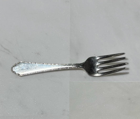Sterling Silver Baby Fork 4" L x .75" W
