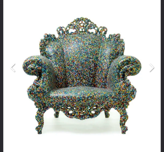 Magis Proust outside armchair, multi, made in Italy, 40.9"W x 35.4"D x 41.3"H