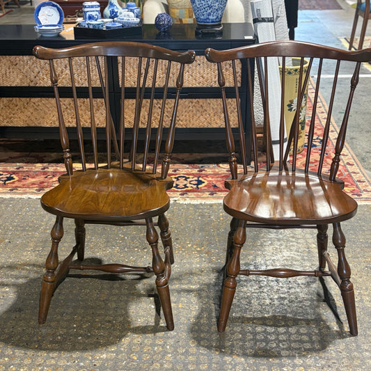 Pair Pennsylvania House Duxbury Cherry Dining Chairs, ea35"H x 23'W x 20"D