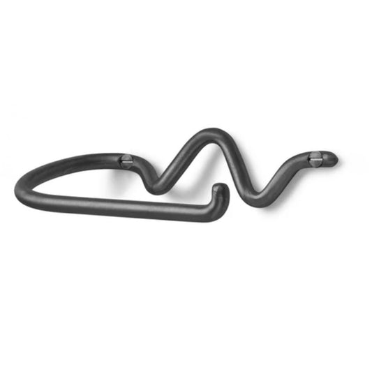 Curvature Toilet Paper Holder, Black Brass, 5.9"W x 3.3"D x 1.8"H