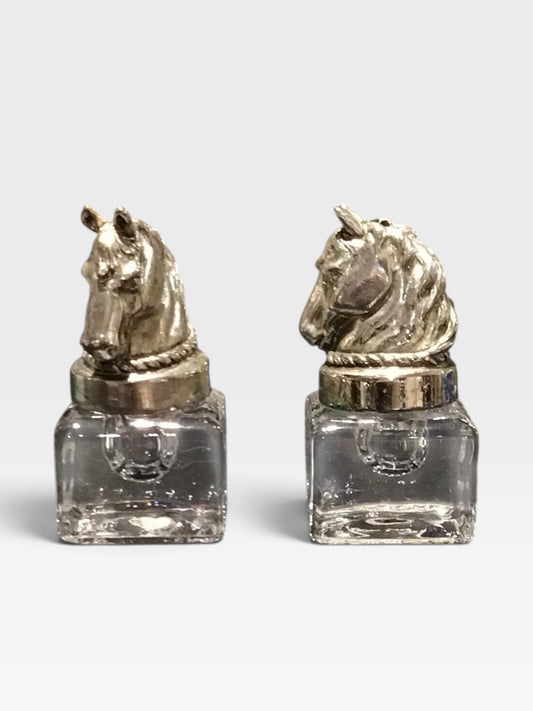 Horsehead Salt and Pepper 1.5"W x 1.5"W x 3"H