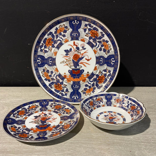 2 - 3 Piece Place Setting, "Flower Garden" by Heygill Imports, 10.5" Plate