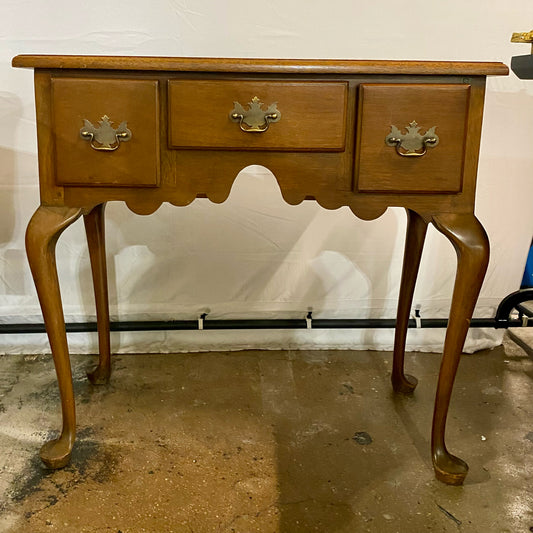 Queen Anne, Cherry Console Table, 31"W x 15.75" x 29.25"H