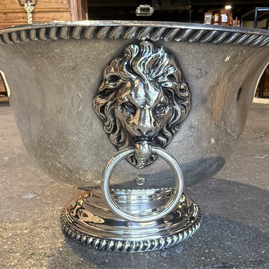 Regency punch bowl/champagne cooler, 10.5"W x 11"L x 6.5"H