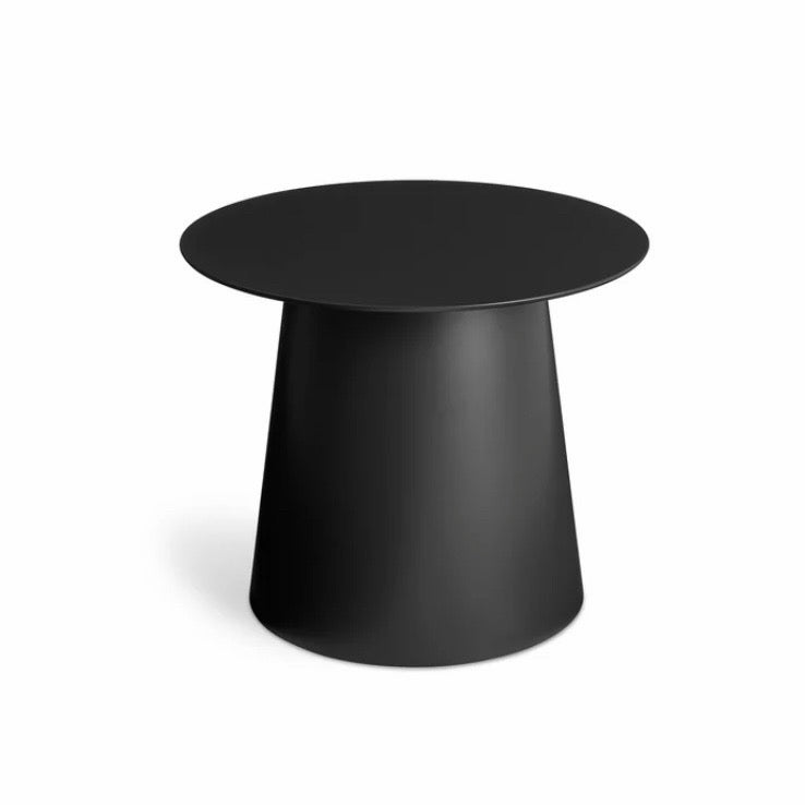 Circula Side Table, Oblivion /  Low: 15"Dia x 12"H