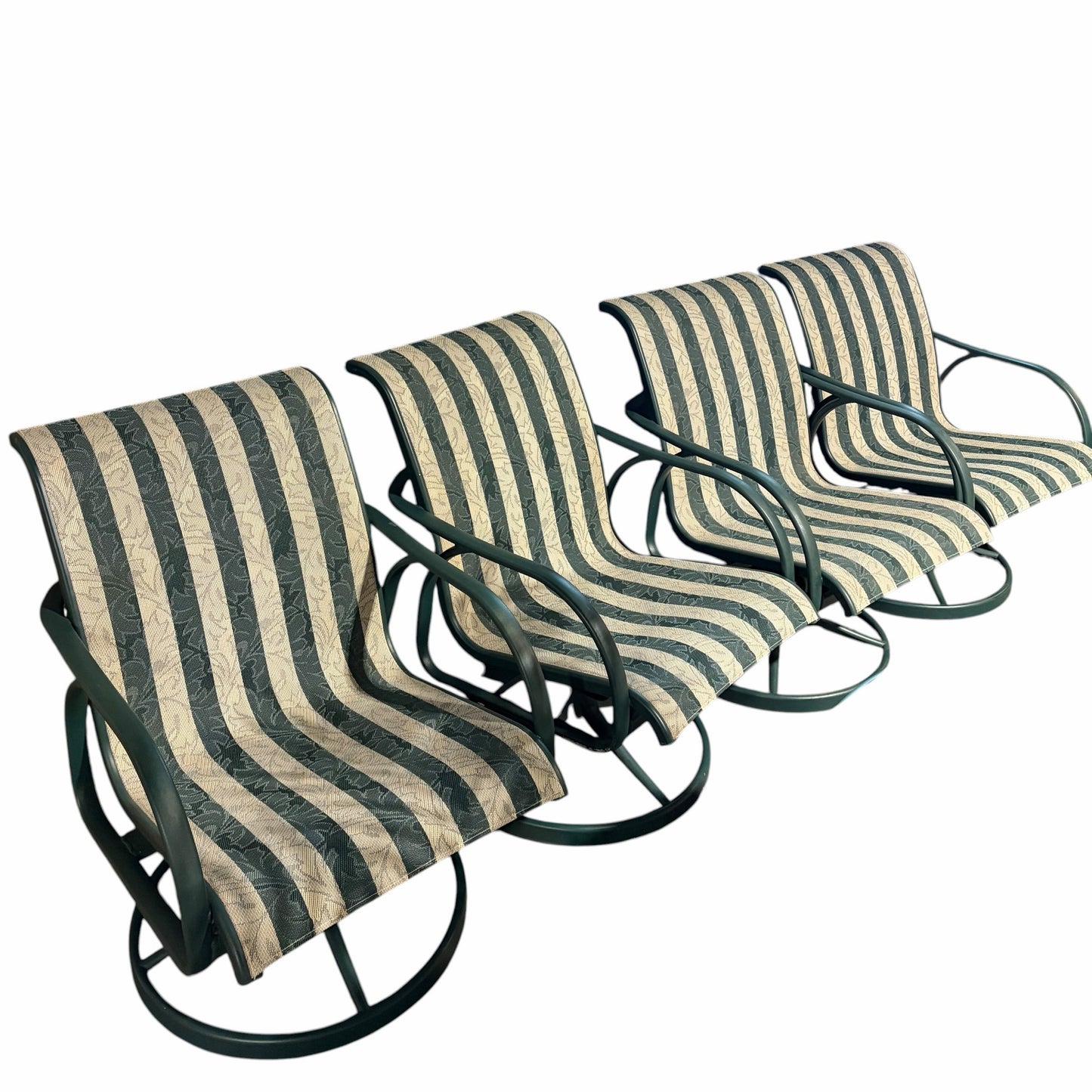 4 VTG Tropitone Outdoor Swivel Rockers, 23.5"W x 32"D x 33"H