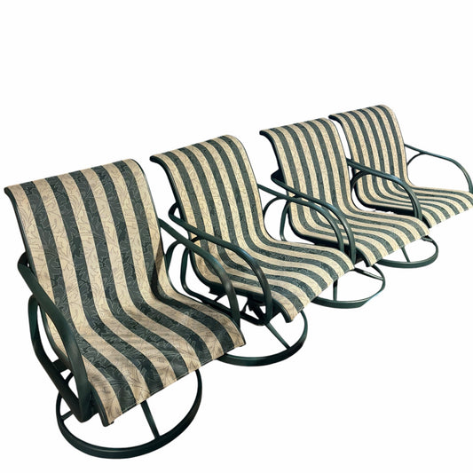 4 VTG Tropitone Outdoor Swivel Rockers, 23.5"W x 32"D x 33"H