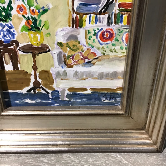 Original Jessie Mackay "Interior Series" Scene 2 10"W x 12"H