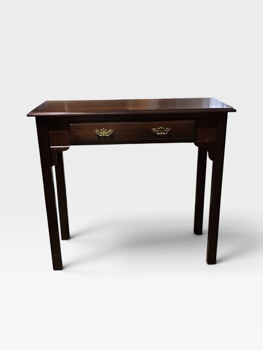 Chippendale Style Console Wood Table 36"W x 14"D x 33"H