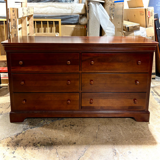 6 Drawer Dresser, Young America, 64" W x 20.74" D x 42" H