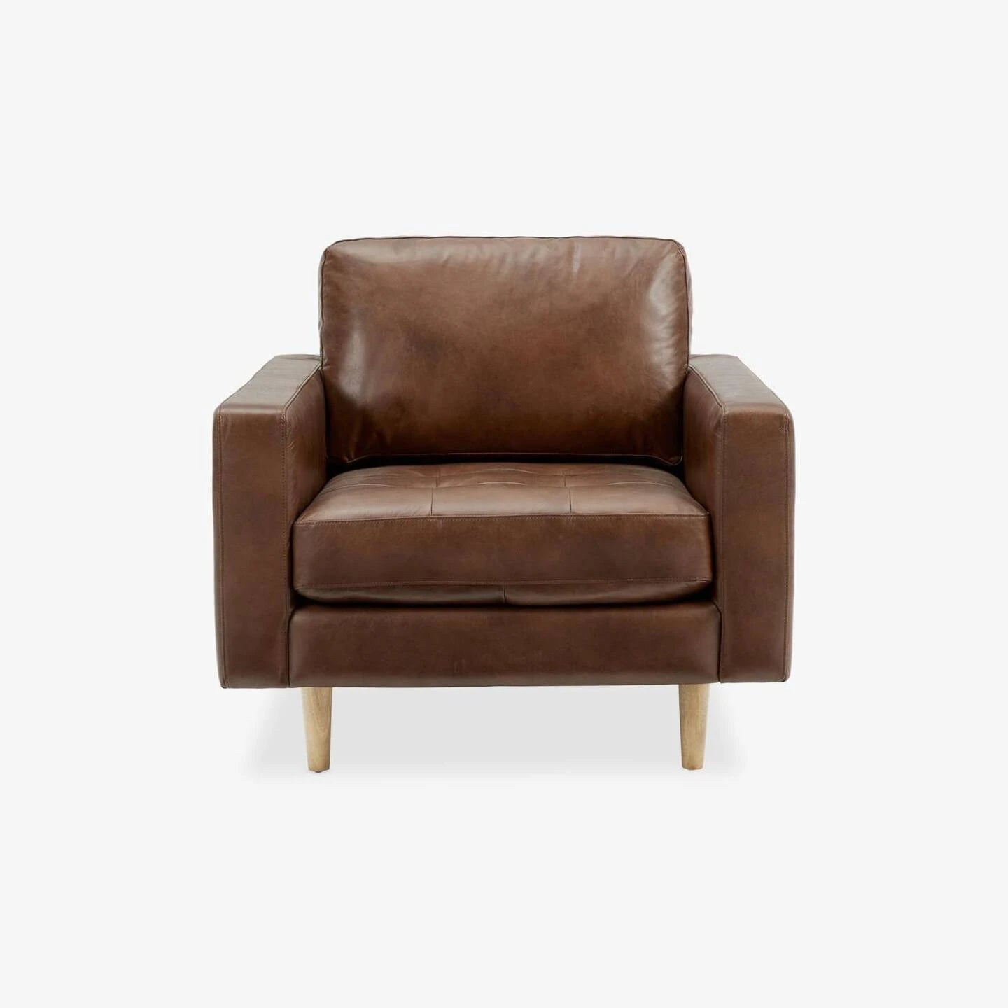 NEW Hewitt Occasional Armchair, Cognac Leather