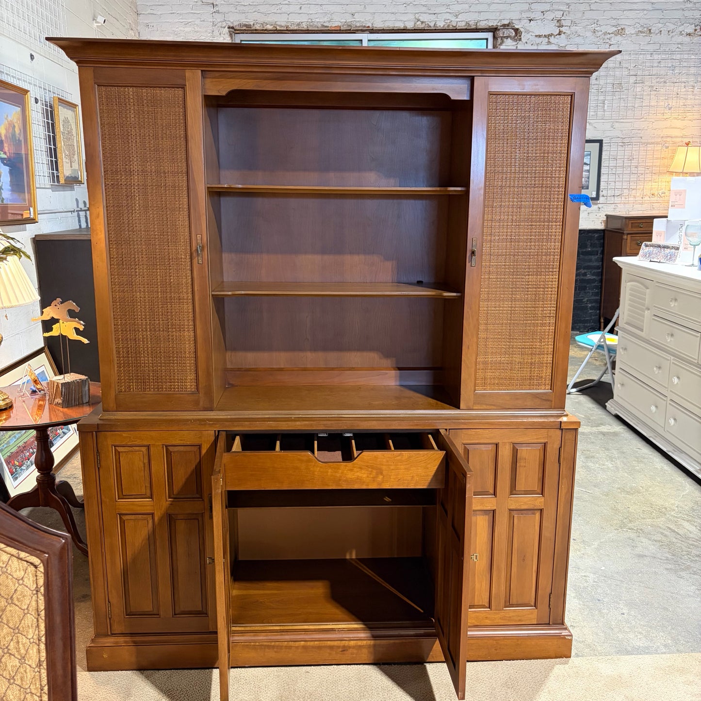 VTG Brandt Sideboard & Hutch 62"W x 76"H x 19"D