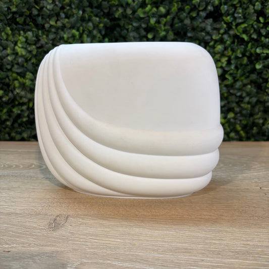 Rosenthal Studio Line German Bisque Vase, 7"W x 3"D x 6"H