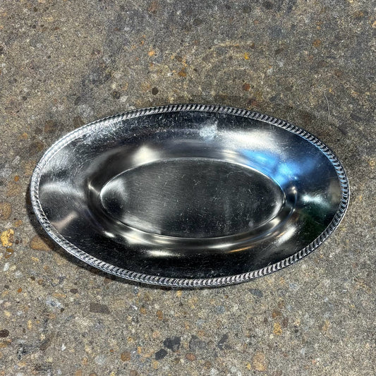 Legion Utensils Oval Silverplated Dish 12" L x 7" W x 1.75" H
