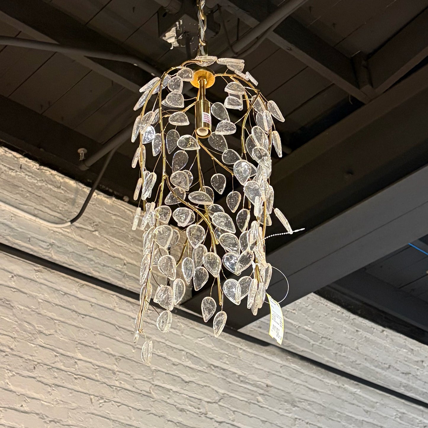 Currey & Company Banyan 1 Light Pendant, 8"Dia x 23"H (Max 97.5"H)