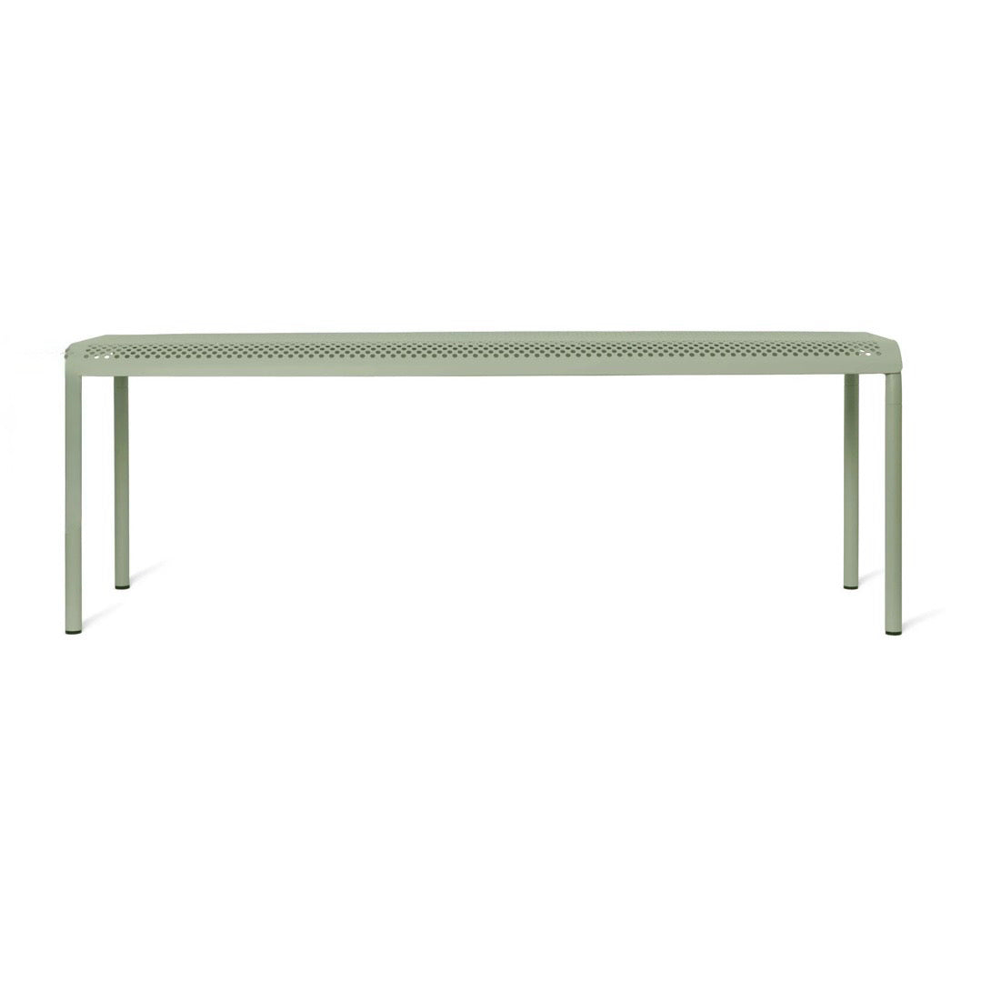 Ferm Living Dapple Outdoor Bench, Tea Green, 51.2"W x 15.7 "D x 17.7