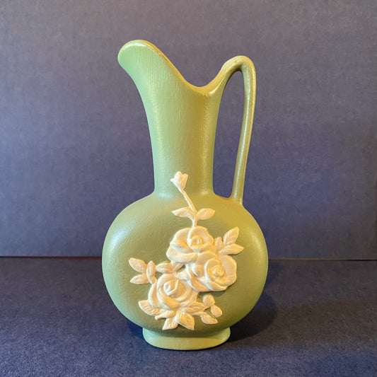 Vintage Jasperware-Style Ewer, 6"H x 3.5"W x 2"D