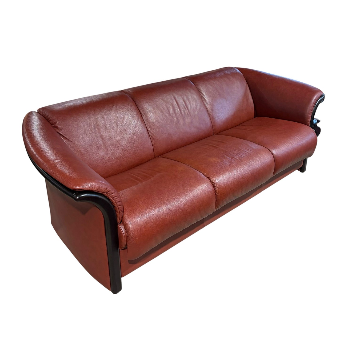 Ekornes Stressless Leather Couch 83" L x 36" W x 30" H