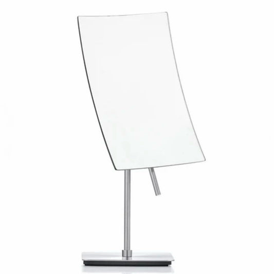 Vista Vanity Mirror, Nickel Plated Steel, 5.5"W x 4.4"D x 11.25"H
