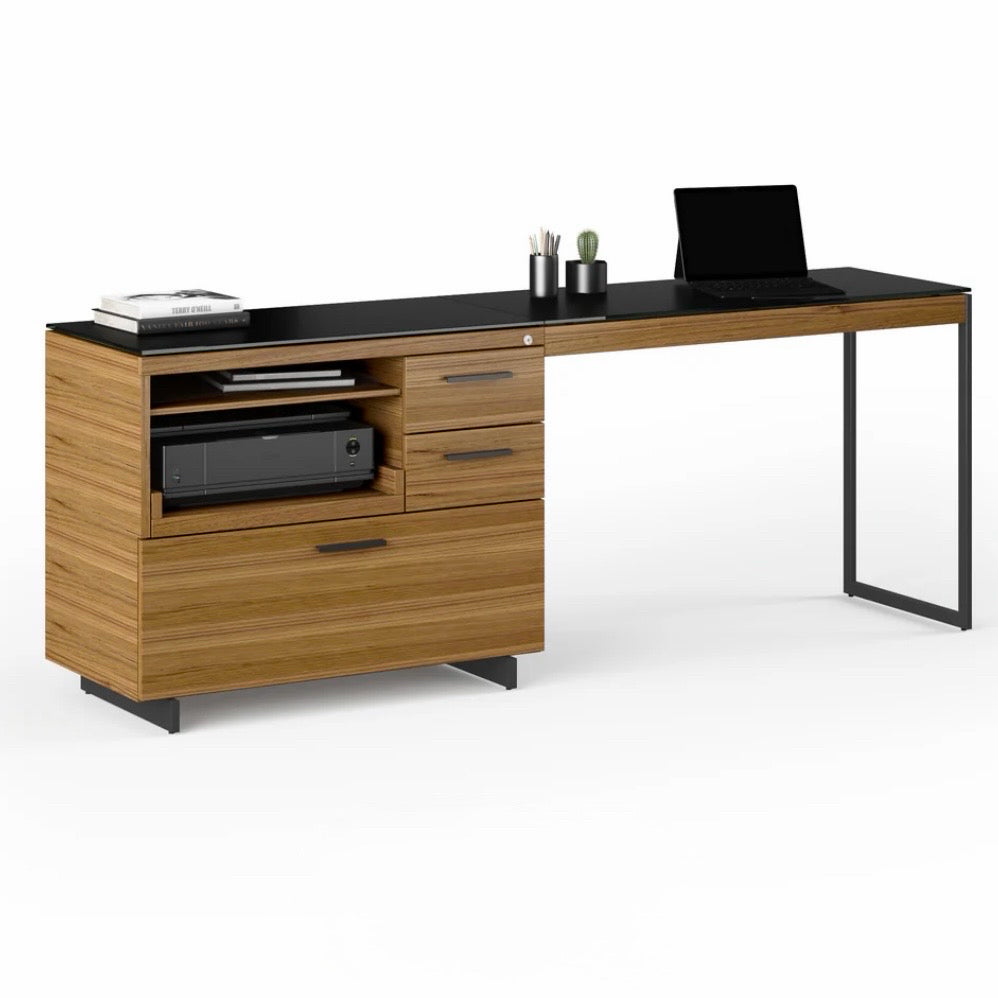BDI Sequel 20 Multifunction Cabinet & Return, 77"W x 18"D x 29"H
