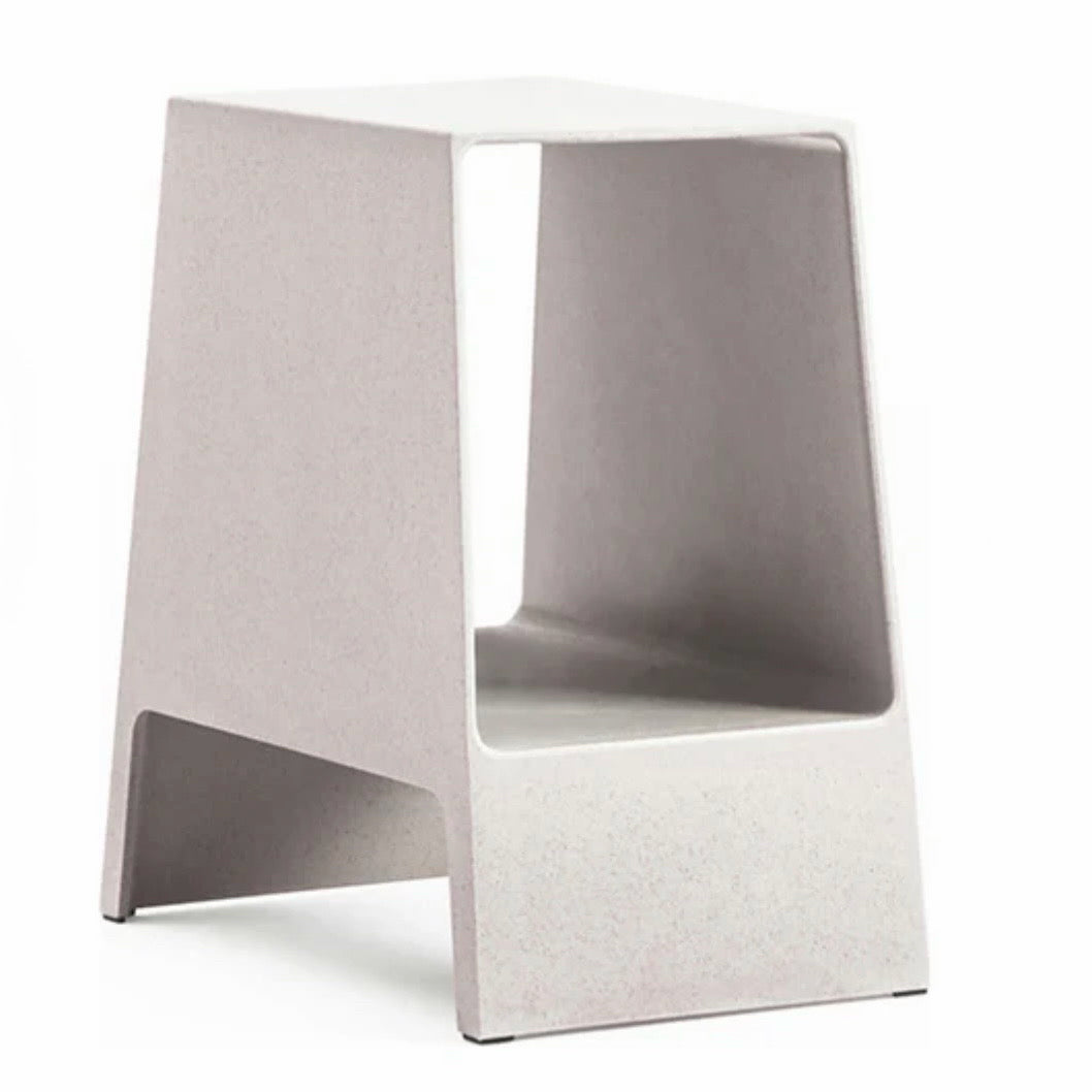 Tomo Side Table, Eco Light Brown, 11"W x 16"D x 18"H